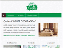 Tablet Screenshot of kibbutzdecoracion.com